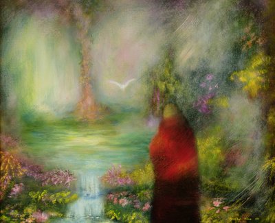 The Tibetan Monk, 1989 by Hannibal Mane